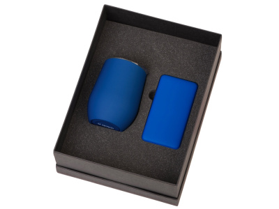 Подарочный набор с термокружкой и повербанком С1, 5000 mAh, синий , размер 5000 mAh