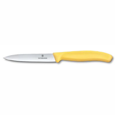Нож для овощей VICTORINOX Швейцарская классика | Swiss Classic, 10 см, желтый