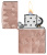 Зажигалка ZIPPO Armor® Hearts с покрытием Rose Gold, латунь/сталь, розовое золото, 38x13x57 мм