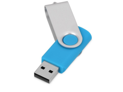 Флеш-карта USB 2.0 8 ГБ Квебек, голубой , размер 8ГБ