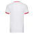 Футболка "Ringer T", белый с красным_2XL, 100% х/б, 160 г/м2