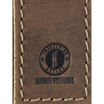 Сумка KLONDIKE 1896 коллекция «ЗЕМЛЯ ПРЕДКОВ | NATIVE», натуральная кожа в коричневом цвете, 39 х 10 х 31 см