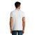 Поло "Pasadena Men" белый, темно-синий_2XL, 100% х/б, 200г/м2