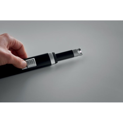 Большая USB зажигалка черный