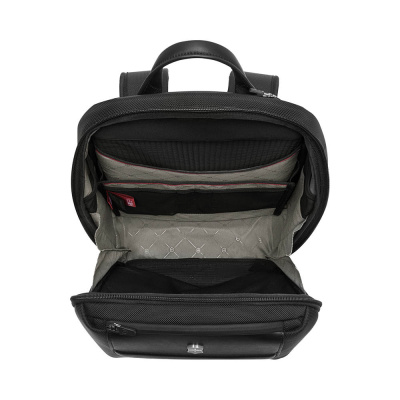 Рюкзак VICTORINOX Architecture Urban2 City Backpack 14'', черный, полиэстер/кожа, 30x19x42 см,17 л