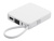 Внешний аккумулятор со встроенным кабелем USB-C Дэнси, 5000 мАч, белый