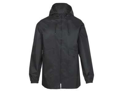 Дождевик Parka унисекс, черный , размер 2XL