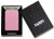 Зажигалка ZIPPO классическая с розовым матовым покрытием | Classic Pink Matte, латунь/сталь, розовая, матовая, 38x13x57 мм