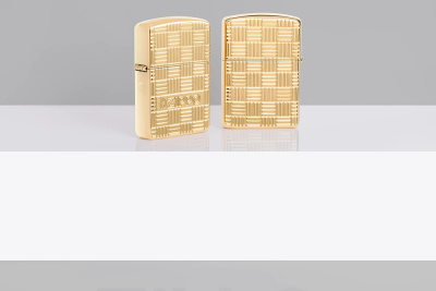 Зажигалка ZIPPO Armor® с покрытием Глянцевая латунь | High Polish Brass, латунь/сталь, золотистая, 38x13x57 мм