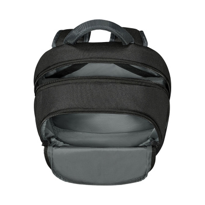 Рюкзак WENGER Trayl 15.6", чёрный, переработанный ПЭТ, 34 x 20 x 45 см, 22 л.