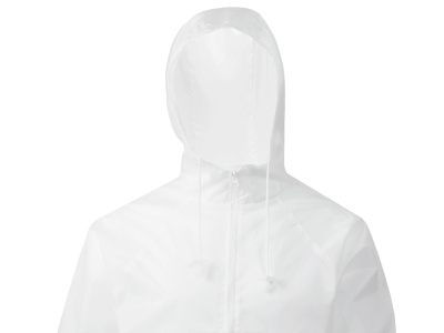 Дождевик Parka унисекс, белый , размер S