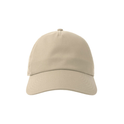 Бейсболка "DAD HAT-S FIVE", 5 клиньев, металлическая застежка, песочный, 100% хлопок, 270 г/м2