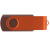 Флешка TWIST WOOD COLOR Темное дерево с оранжевым 4014.32.05.64ГБ Флешка TWIST WOOD COLOR Темное дерево с оранжевым 4014.32.05.64ГБ