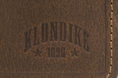 Бумажник женский KLONDIKE 1896 коллекция «ИСТОК | MAIN», натуральная кожа в темно-коричневом цвете, 10 х 13,5 см