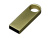 USB 2.0-флешка на 512 Мбайт с мини чипом и круглым отверстием, золотистый , размер 512МБ USB 2.0-флешка на 512 Мбайт с мини чипом и круглым отверстием, золотистый , размер 512МБ