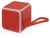 Портативная колонка Cube с подсветкой, красный Портативная колонка Cube с подсветкой, красный