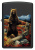 Зажигалка ZIPPO Linda Picken с покрытием Black Matte, латунь/сталь, черная, 38x13x57 мм