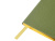 Еженедельник недатированный А6 Verde с нашивкой, зеленый