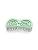 Щетка Dewal Beauty серия "Friendly", массажная, с нейлоновым штифтом, форма бабочка, зеленый