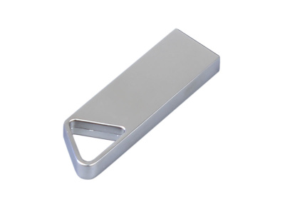 USB 2.0-флешка на 64 Гб с мини чипом, компактный дизайн, отверстие треугольной формы для цепочки , размер 64ГБ