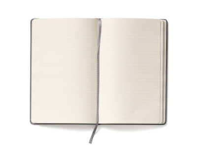 Записная книжка Moleskine Classic (в линейку) в твердой обложке, Large (13х21см), серый , размер A5