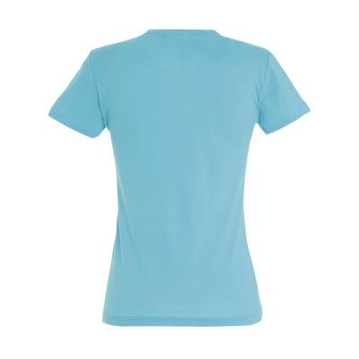 Футболка женская MISS, бирюзовый, S, 100% хлопок, 150 г/м2