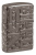 Зажигалка ZIPPO Reverse Carve с покрытием Black Ice®, латунь/сталь, чёрная, глянцевая, 38x13x57 мм Зажигалка ZIPPO Reverse Carve с покрытием Black Ice®, латунь/сталь, чёрная, глянцевая, 38x13x57 мм
