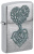 Зажигалка ZIPPO Корни любви с покрытием матовый хром | Rooted in Love Design Brushed Chrome, латунь/сталь, серебристая, 38x13x57 мм Зажигалка ZIPPO Корни любви с покрытием матовый хром | Rooted in Love Design Brushed Chrome, латунь/сталь, серебристая, 38x13x57 мм