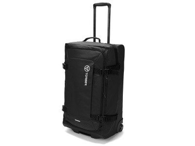 Сумка на колесах TORBER РИТМ, чёрный, полиэстер 900D с PU покрытием, 70 х 41 х 28,5 см, 81 л , размер L
