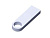 USB 2.0-флешка на 8 Гб с мини чипом и круглым отверстием, белый , размер 8ГБ