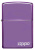 Зажигалка ZIPPO Classic с покрытием Abyss™, латунь/сталь, фиолетовая с логотипом, 38x13x57 мм Зажигалка ZIPPO Classic с покрытием Abyss™, латунь/сталь, фиолетовая с логотипом, 38x13x57 мм