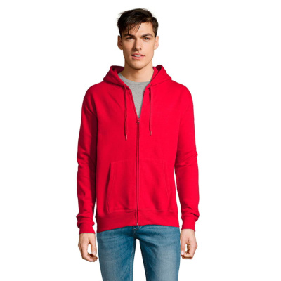 Толстовка "Seven Men", красный_XL, 50% хлопок, 50% полиэстер, 280м/г2