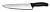 Нож разделочный VICTORINOX SwissClassic, 25 см, чёрный, в картонном блистере
