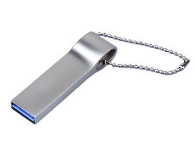 USB 2.0-флешка на 128 Гб с мини чипом, компактный дизайн, боковое отверстие для цепочки , размер 128ГБ