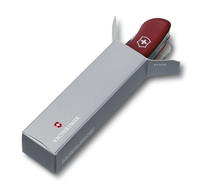 Нож перочинный VICTORINOX Outrider, 111 мм, 14 функций, с фиксатором лезвия, красный