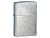 Зажигалка ZIPPO с покрытием Herringbone Sweep, латунь/сталь, серебристая, матовая, 38x13x57 мм