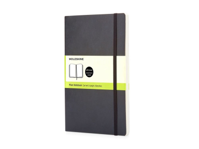 Записная книжка Moleskine Classic Soft (нелинованный), Pocket (9х14 см), черный , размер A6