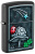 Зажигалка ZIPPO Ladybug Design с покрытием Black Matte, латунь/сталь, черная, матовая, 38x13x57 мм