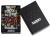 Зажигалка ZIPPO Graffiti King с покрытием 540 Matte, латунь/сталь, разноцветная, матовая, 38x13x57 мм