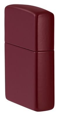 Зажигалка ZIPPO классическая с покрытием мерло | Classic Merlot, латунь/сталь, бордовая, глянцевая, 38x13x57 мм