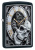 Зажигалка ZIPPO Часы и череп с черным матовым покрытием | Skull Clock Black Matte, латунь/сталь, чёрная, матовая, 38x13x57 мм Зажигалка ZIPPO Часы и череп с черным матовым покрытием | Skull Clock Black Matte, латунь/сталь, чёрная, матовая, 38x13x57 мм