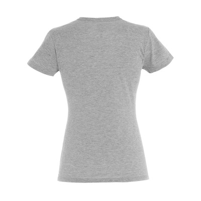 Футболка "Miss",  серый меланж_2XL, 100% хлопок, 150 г/м2