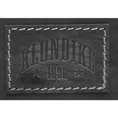 Сумка KLONDIKE 1896 коллекция «ЗЕМЛЯ ПРЕДКОВ | NATIVE», натуральная кожа в черном цвете, 30 х 7 х 25 см