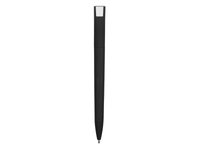 Ручка пластиковая soft-touch шариковая Zorro, черный/белый